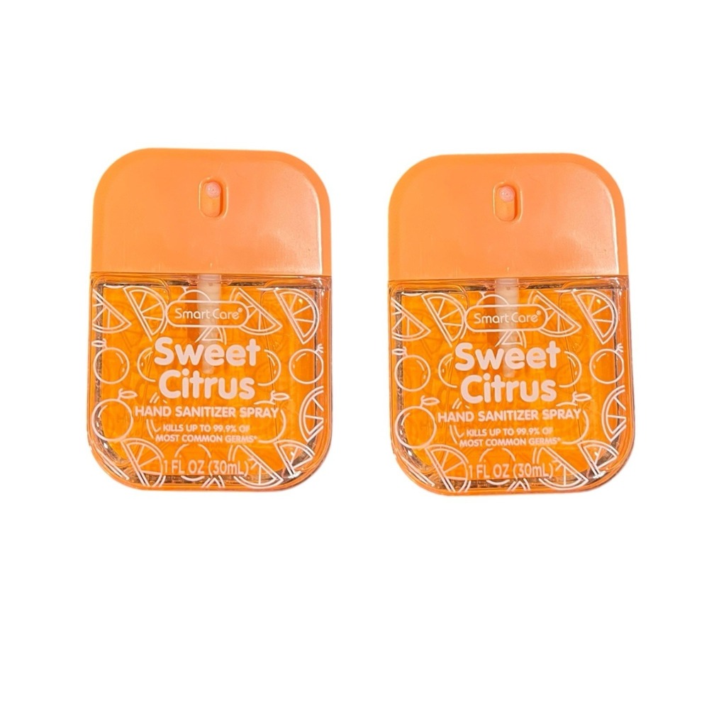 Lot of 2 Smart Care Hand Sanitizer Spray 1 fl oz X2 Sweet Citrus